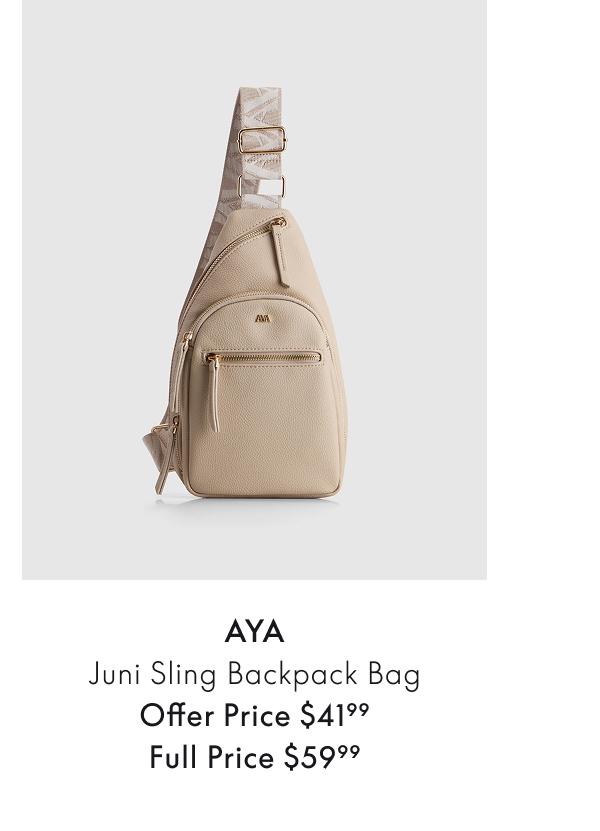 AYA Juni Sling Backpack Bag