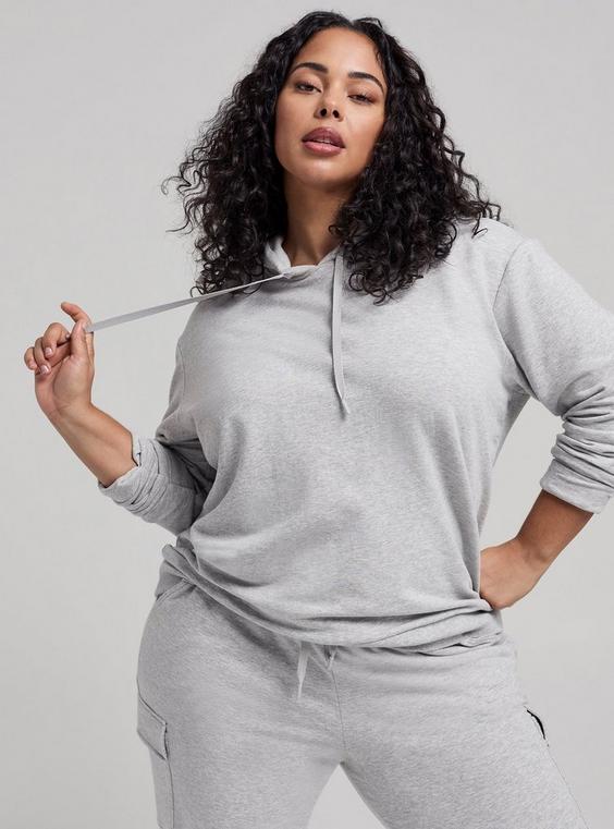 TRU Everyday Fleece Hi-Low Active Hoodie