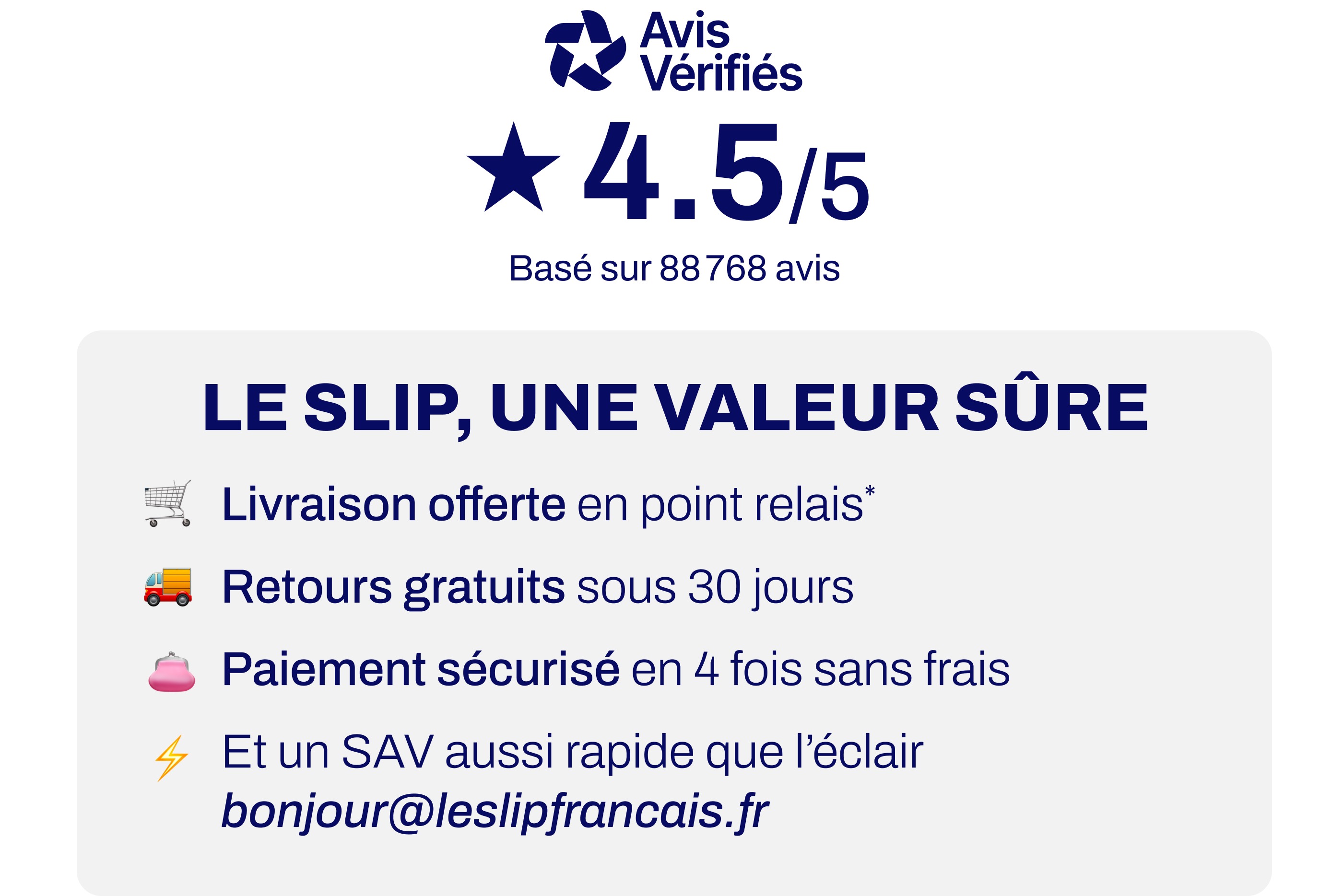 Le Slip, Une Valeur Sûre 