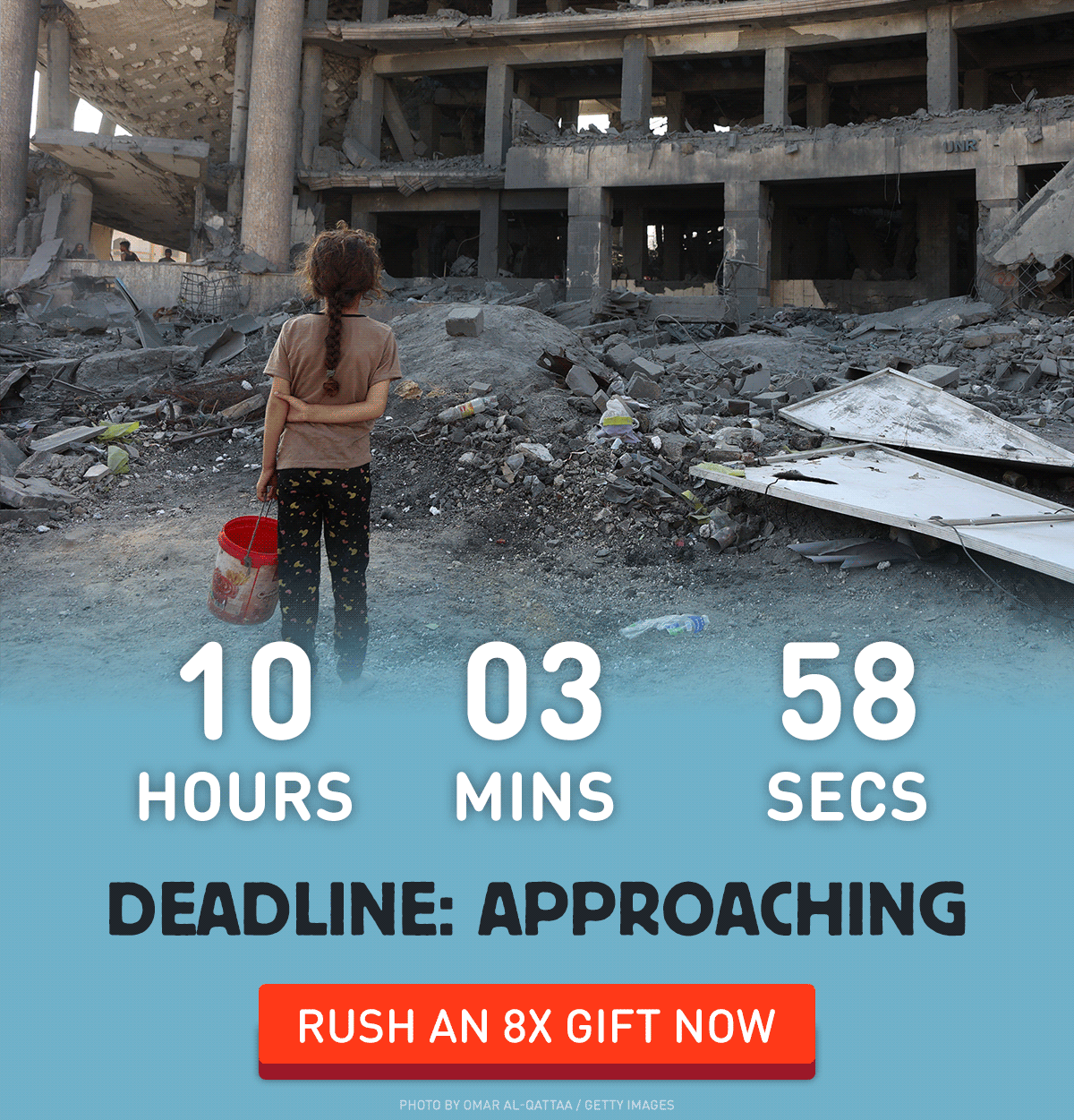 Deadline Approaching. Rush an 8x gift now.