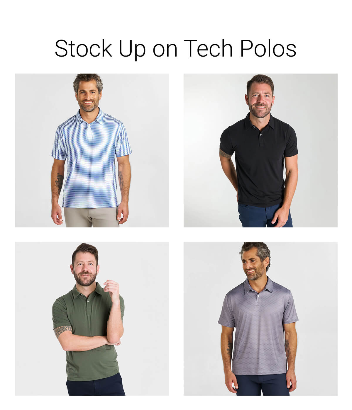 Stock Up on Tech Polos