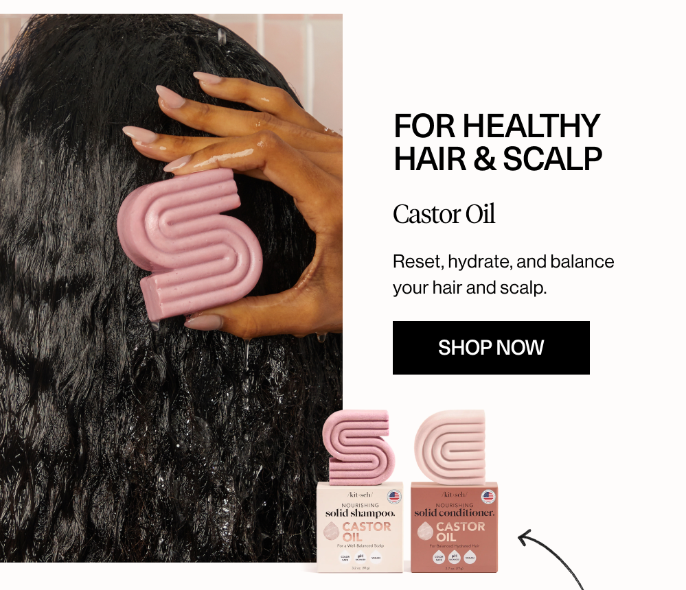 For Healthy Hair & SCALP. CASTOR OIL SOLID SHAMPOO & CONDITIONER