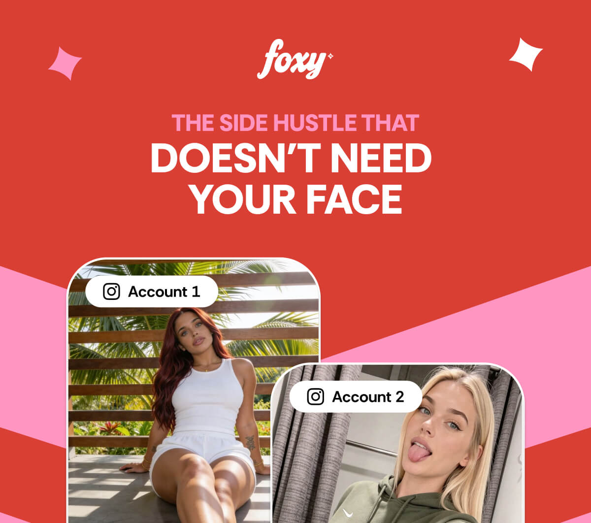 THE SIDE HUSTLE THAT DOESN'T NEED  YOUR FACE