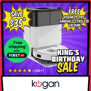Kogan SmarterHome™ LX20 Pro Robot Vacuum and Mop with Self-Cleaning and Drying Product Image