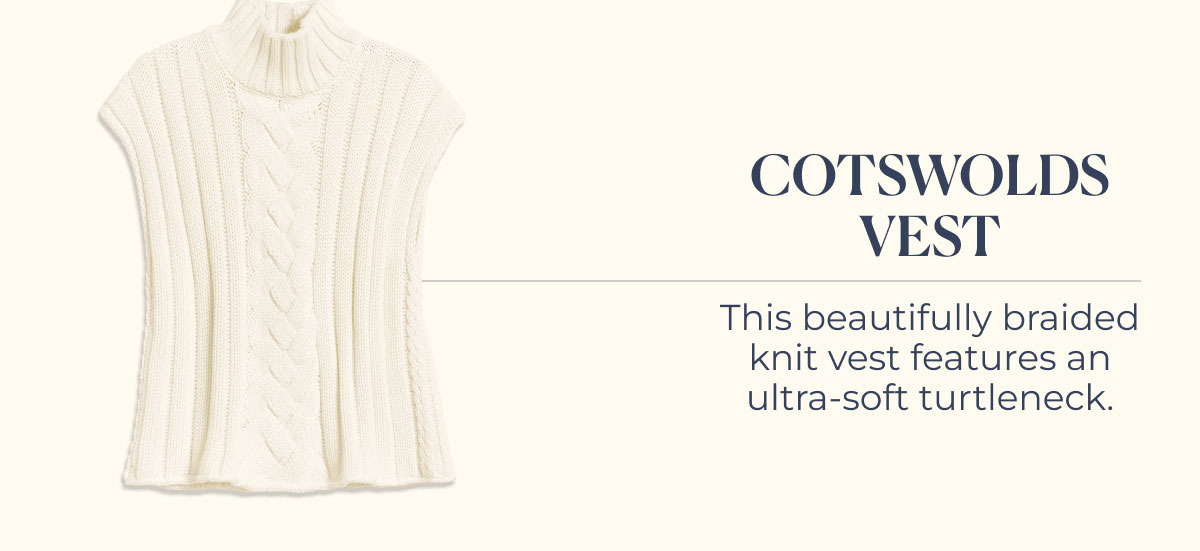 cotswolds vest