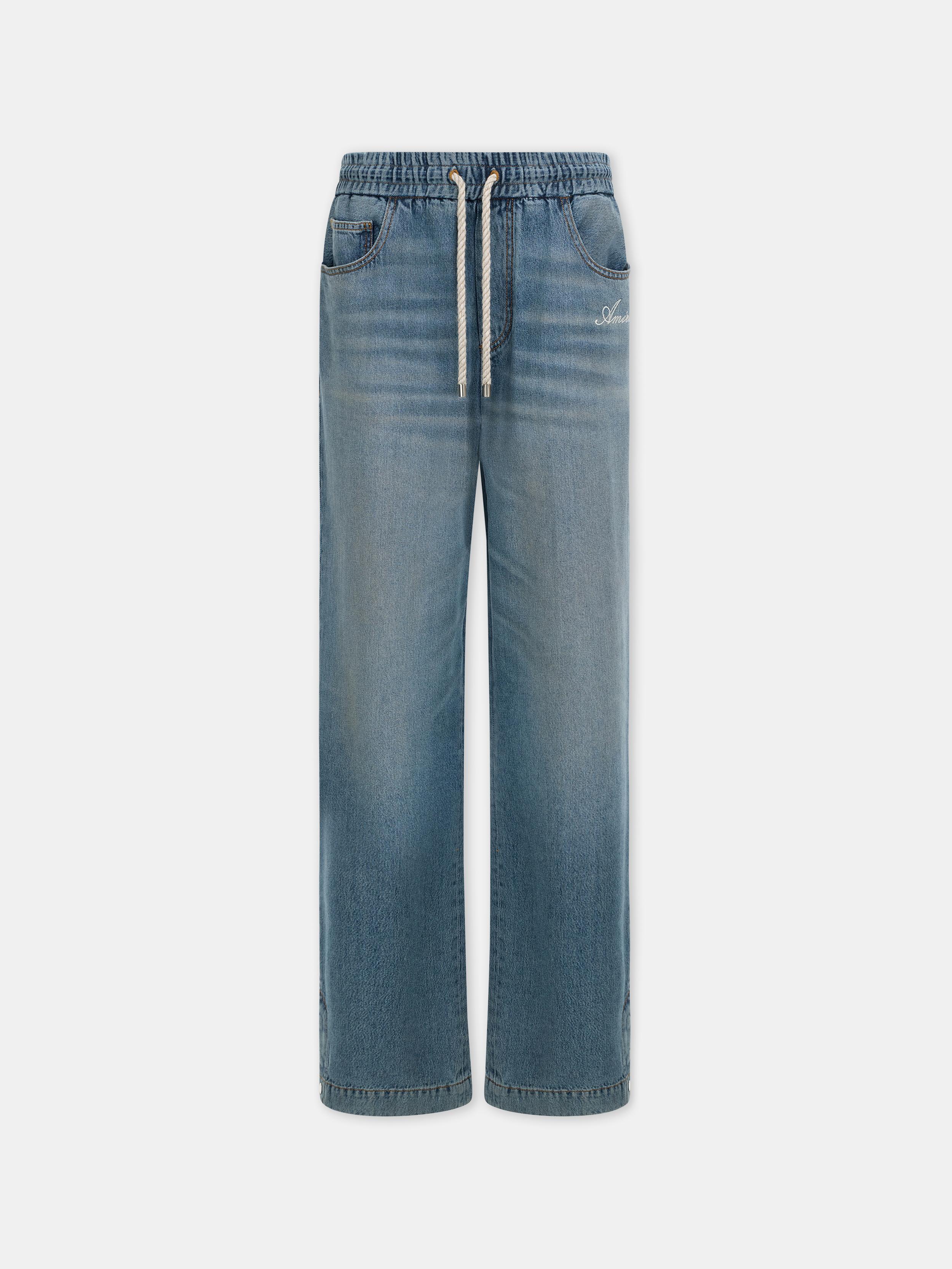 DRAWSTRING BAGGY JEAN