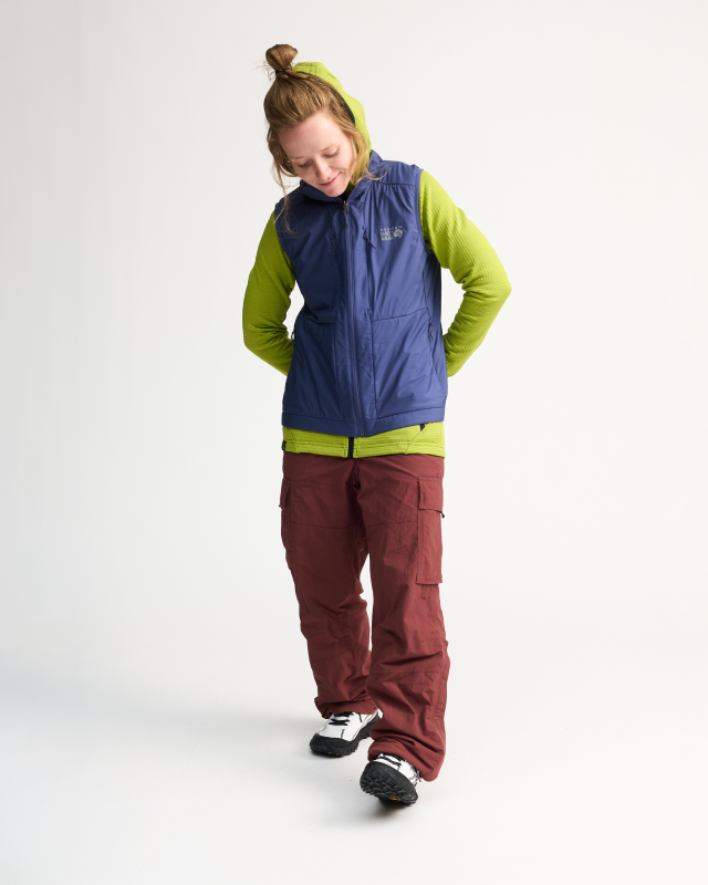 A model wearing the Kor AirShell™ Warm Vest.