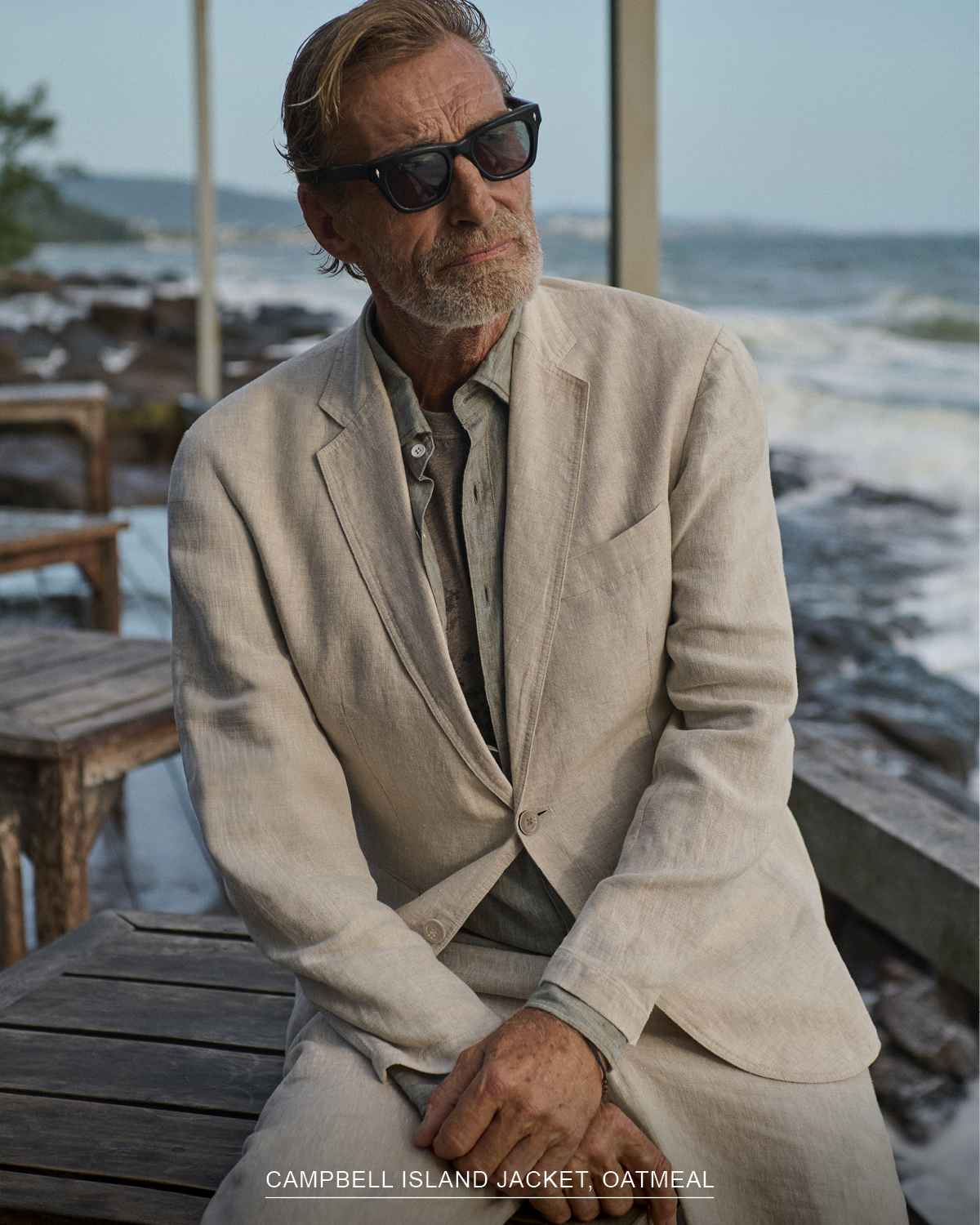 Shop Campbell Island Jacket, Oatmeal online and instore at Rodd & Gunn