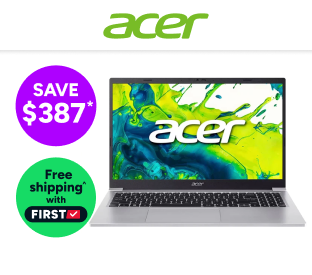 Acer Aspire 15 Lite 15.6" Full HD IPS Core 3 N350 Laptop (8GB, 128GB) Product Image