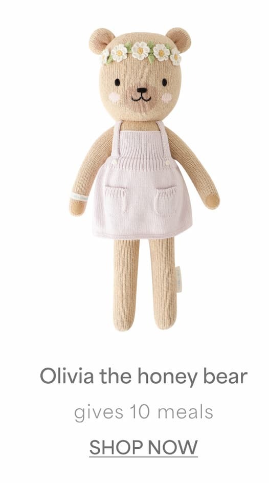 Olivia the honey bear