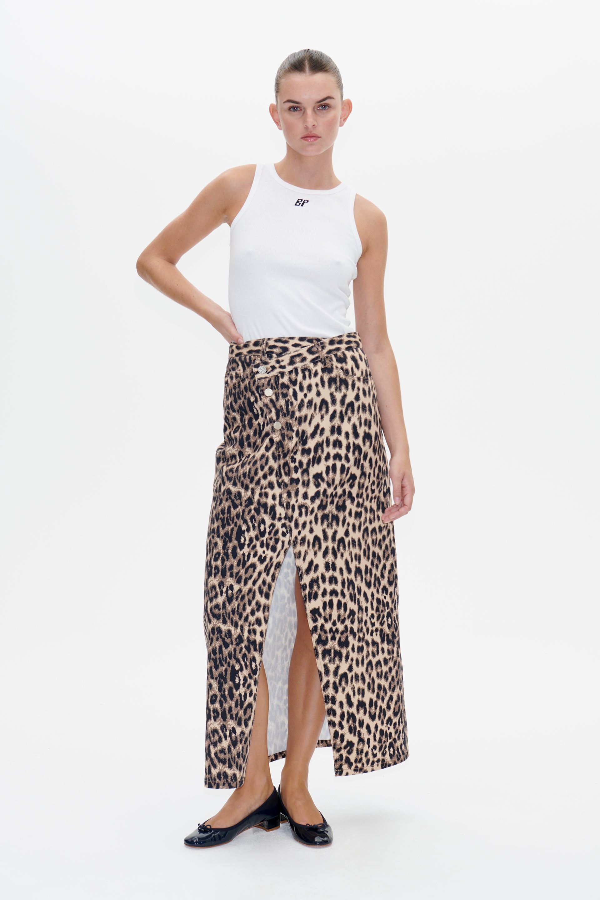 Image of SIGGE SKIRT | Brown Baum Leopard