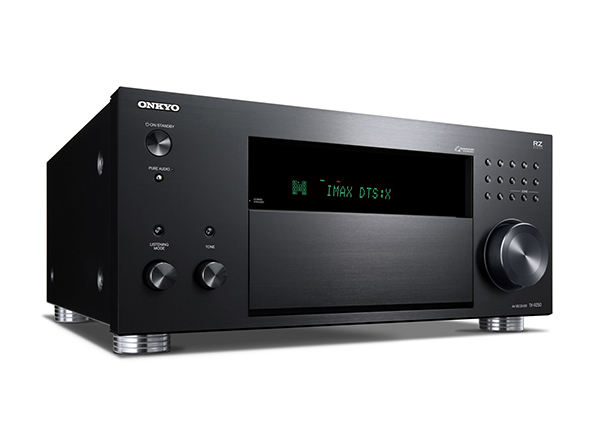 The TX-RZ50 AV Reciever on a white background
