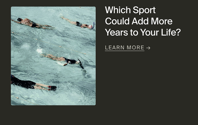 Which Sport Could Add More Years to Your Life? | Read More
