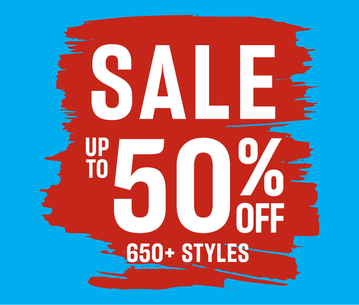 Up to 50% off sale