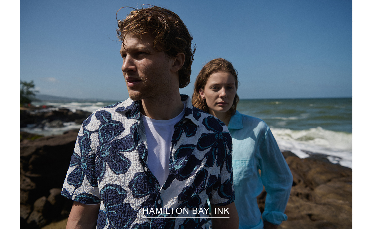 Shop Hamilton Bay Shirt, Ink online and instore at Rodd & Gunn