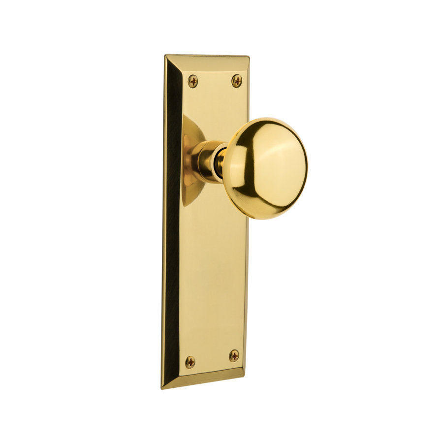 New York Plate with New York Door Knob