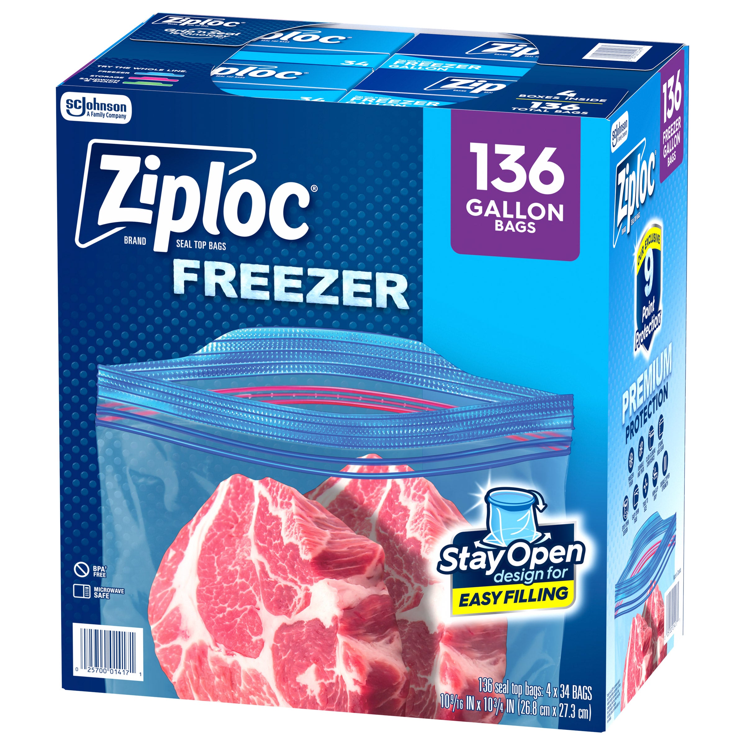 Ziploc Freezer Gallon Bags