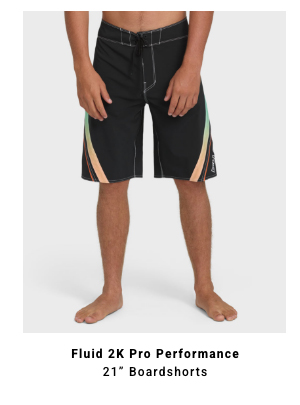 Fluid 2K Pro Performance 21" Boardshorts