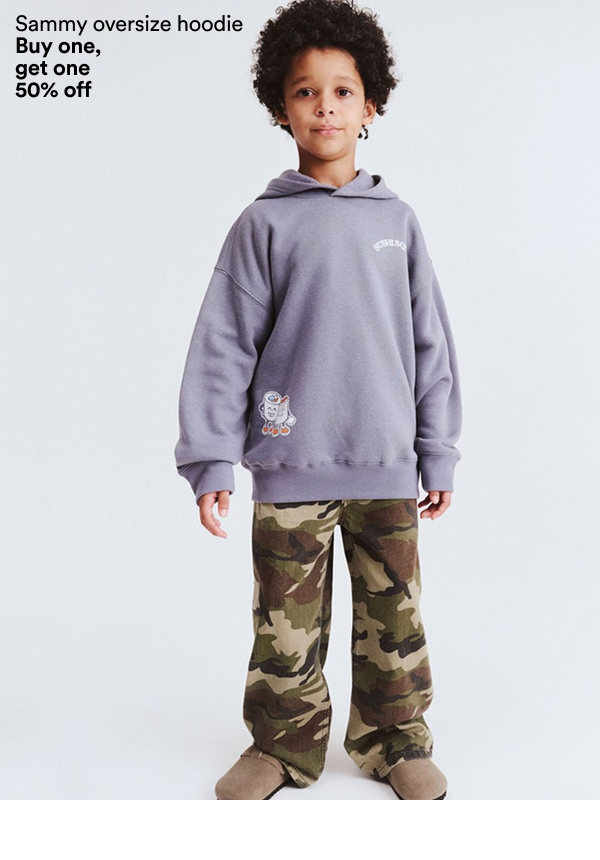 Sammy oversize hoodie            Buy one, get one 50% off