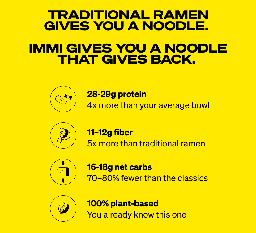 immi gives you a noodle that gives back.
