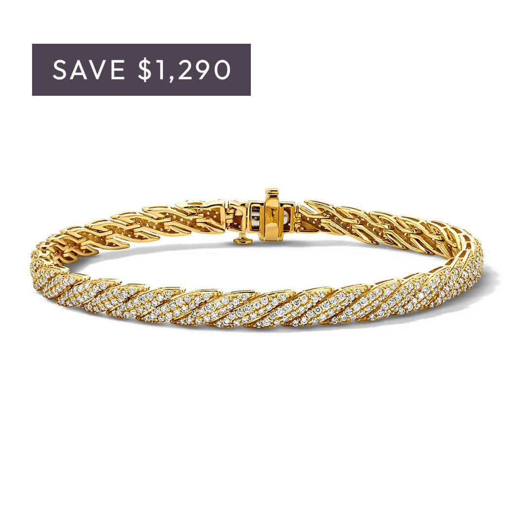 Diamond Twist Bracelet