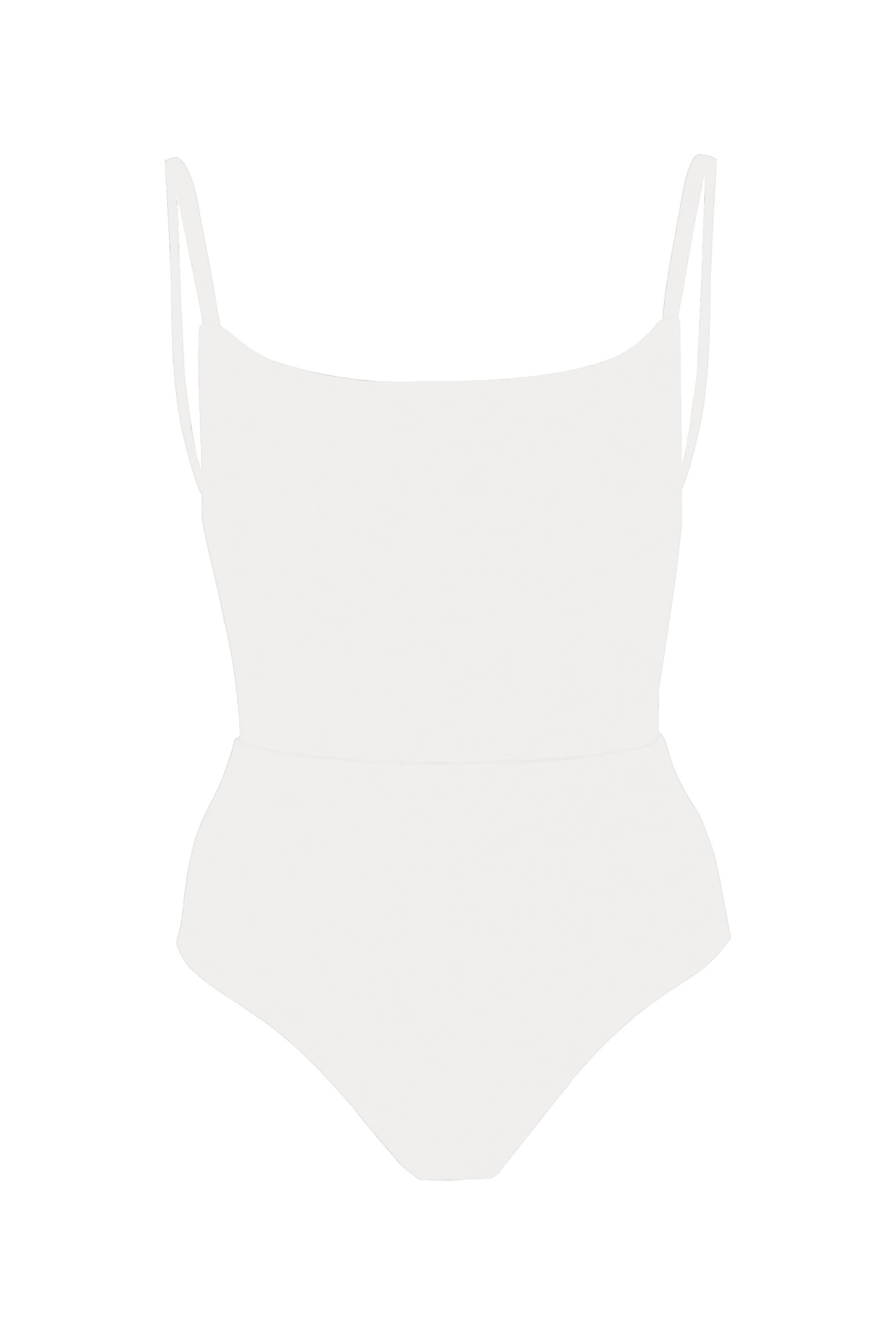 Image of Square Neck Open Back One-Piece