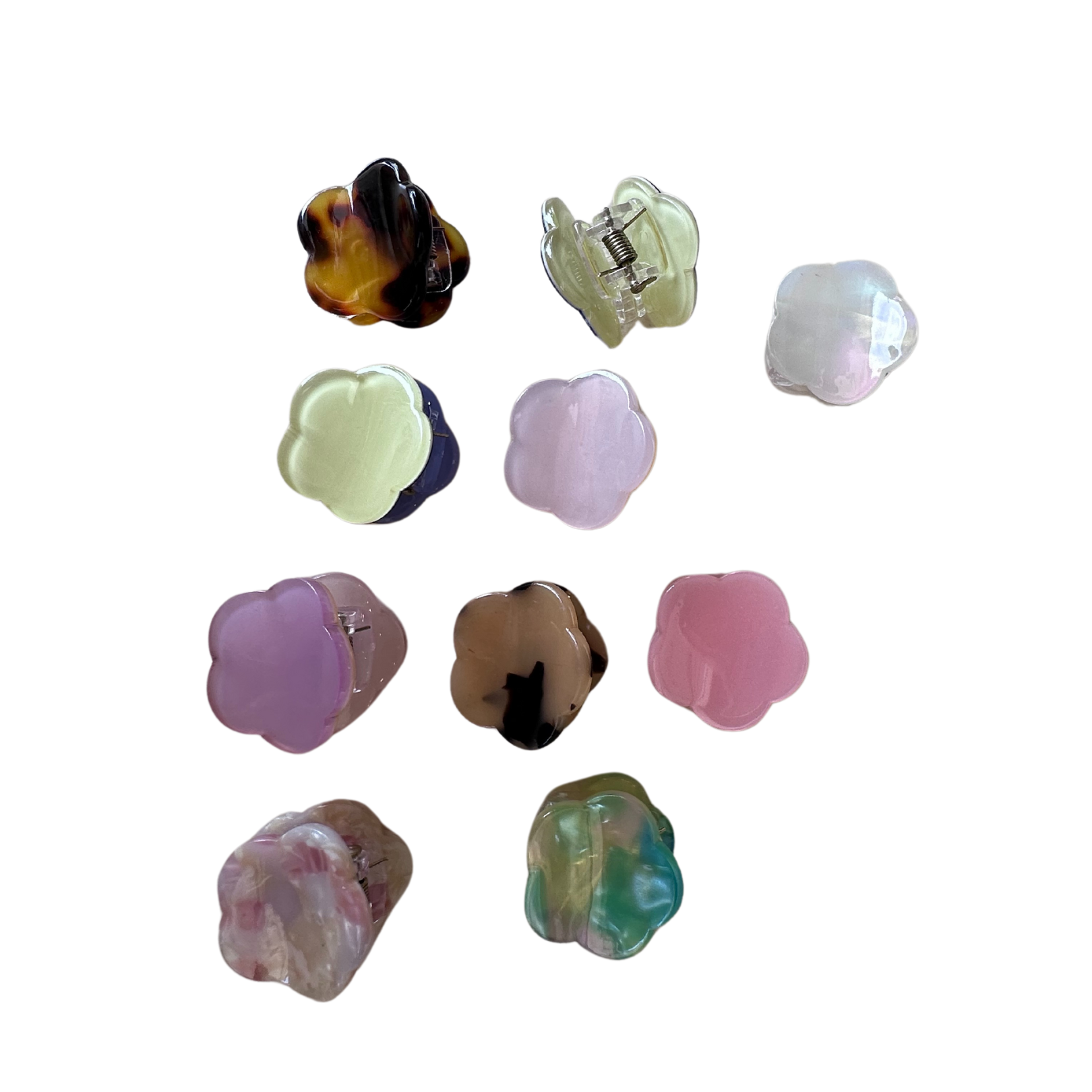 Image of Tiny Flower Power Floral Hair Clip Version 2