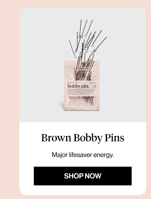 Brown Bobby Pins 45pc Set