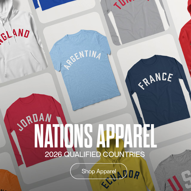 Shop 2026 Qualified Countries Nations Apparel