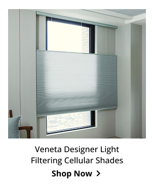 Veneta Designer Light Filtering Cellular Shades | Shop Now >