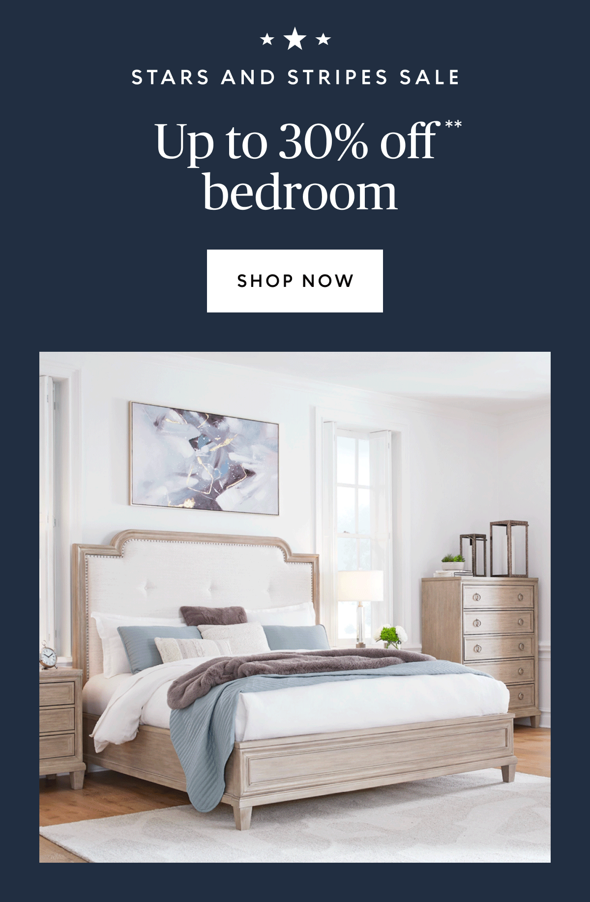 Bedroom up to 30% off