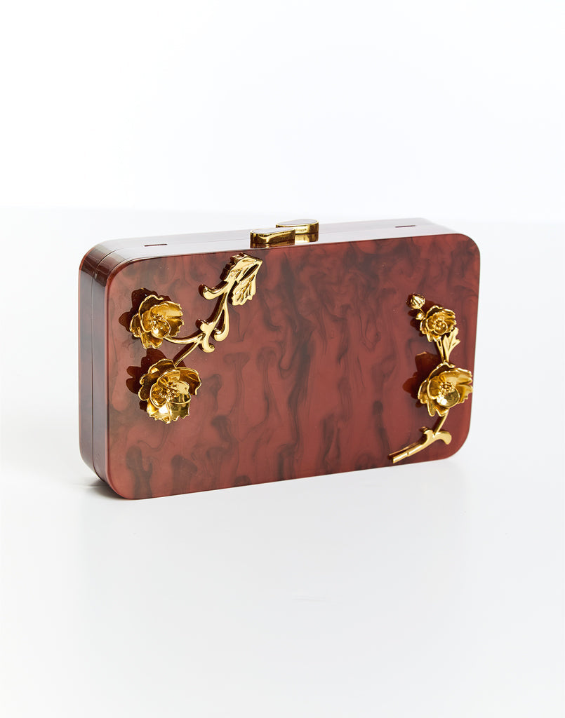 Image of Pre-Order - Augustine Gilded Tortoise Acrylic Bag