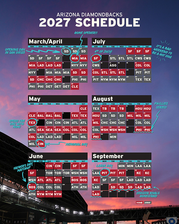 2027 Schedule