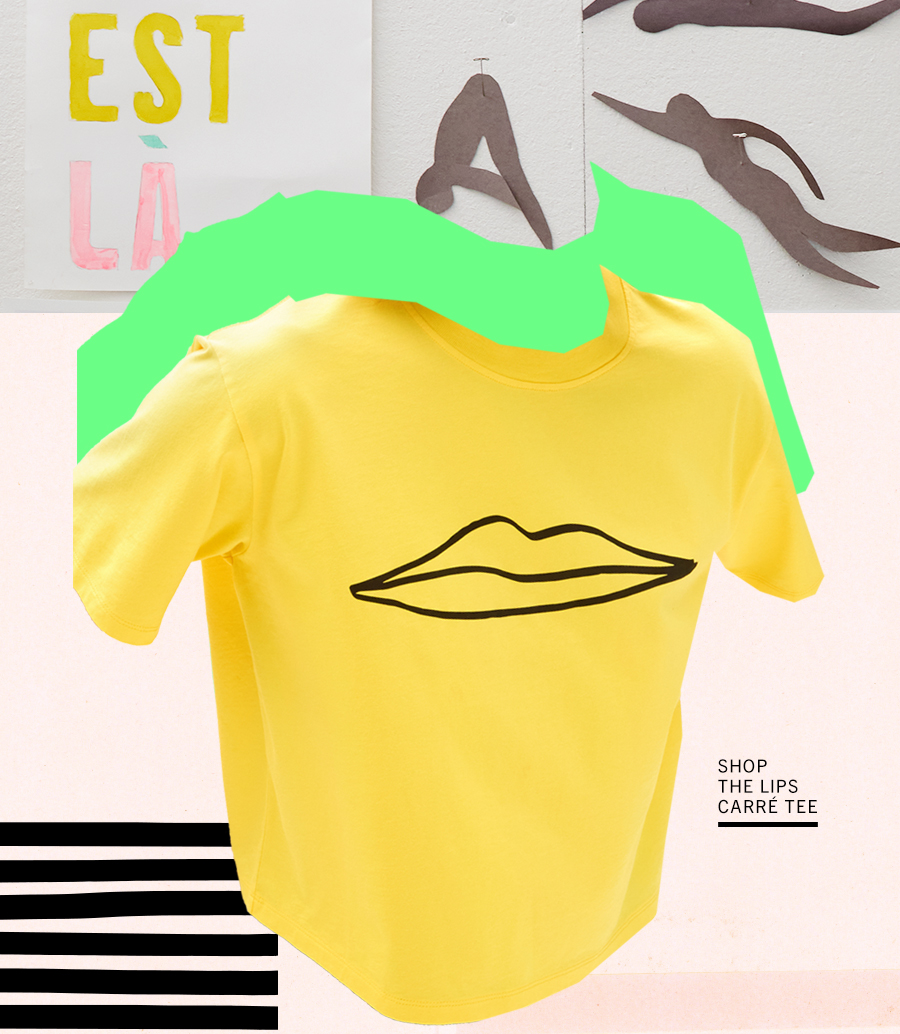 Shop Lips Carre Tee