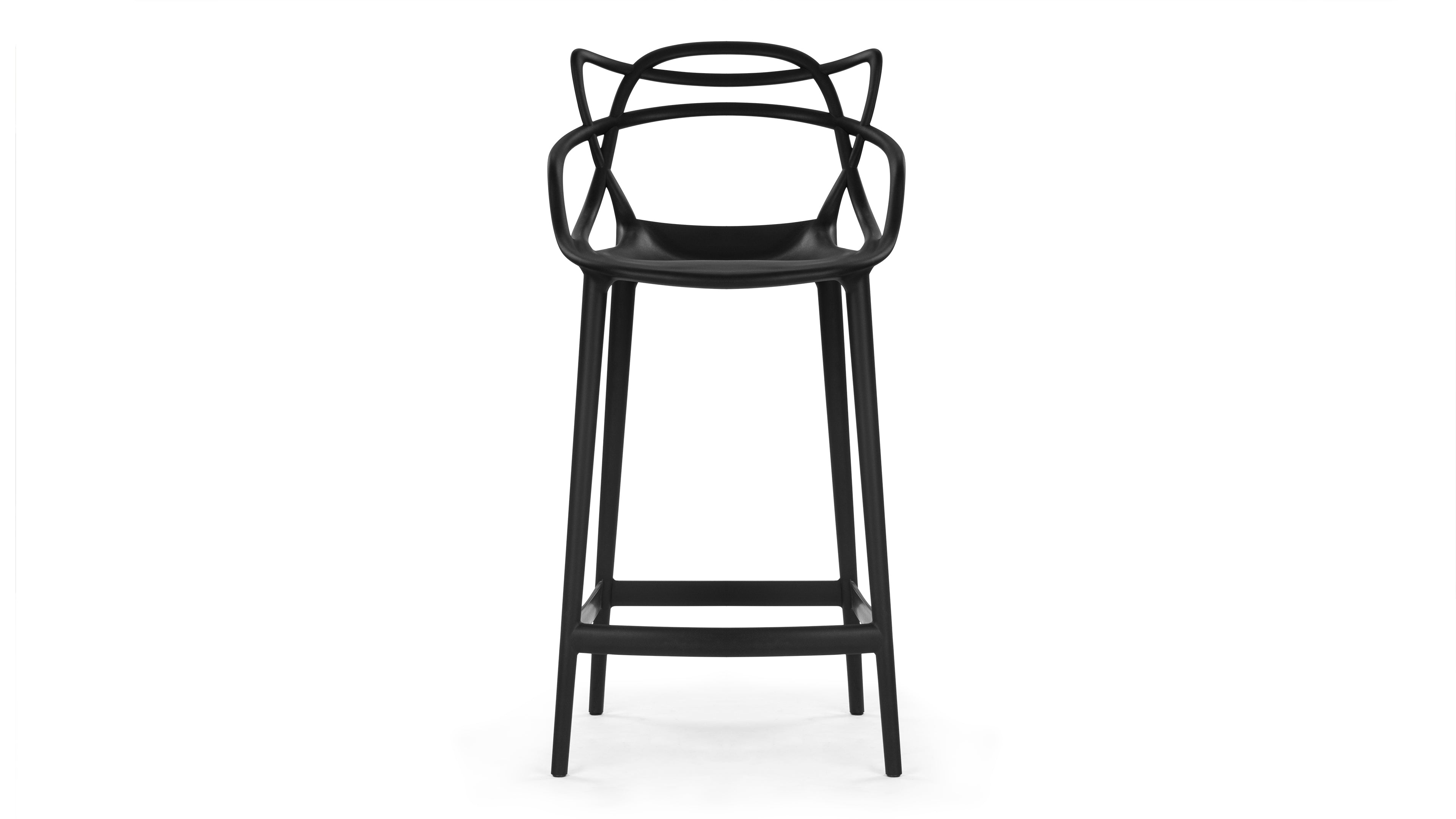 Image of Masters - Masters Counter Stool, Black, 25.5" Seat Height
