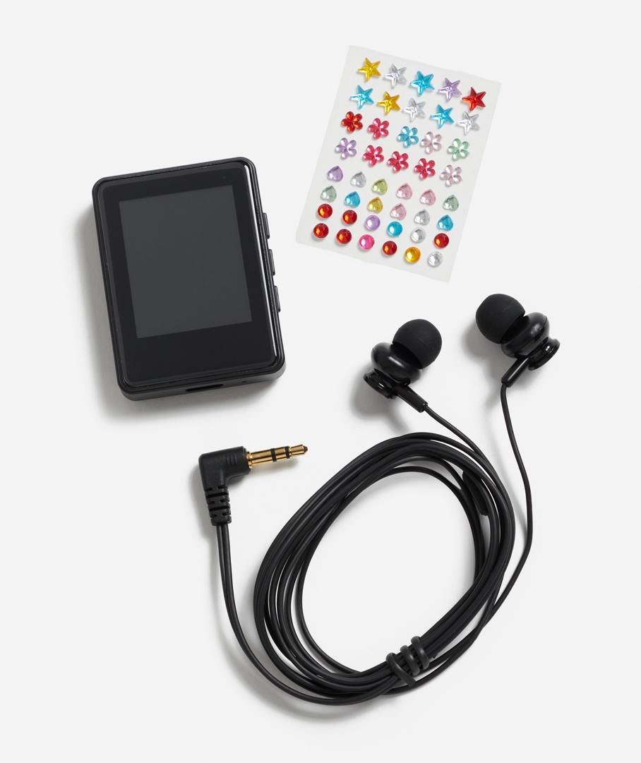 RHINESTONE DIY MP3 PLAYER - BLACK