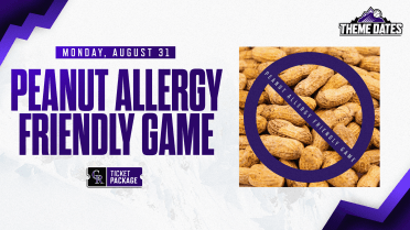 Reserve Peanut Allergy Friendly seats for August 31.