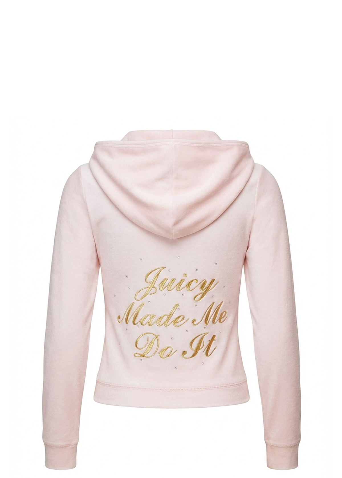 Made Me Do It Cotton Velour Hoodie | Soft Glow