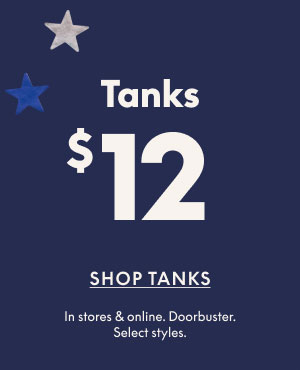 Tanks $12