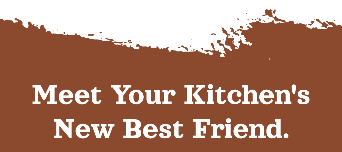 Minimalist banner introducing spice rack drawer as a smart kitchen organization upgrade