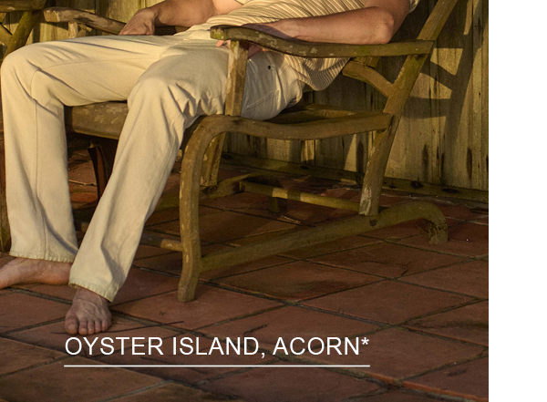 Shop Oyster Island Knit, Acorn online and instore at Rodd & Gunn