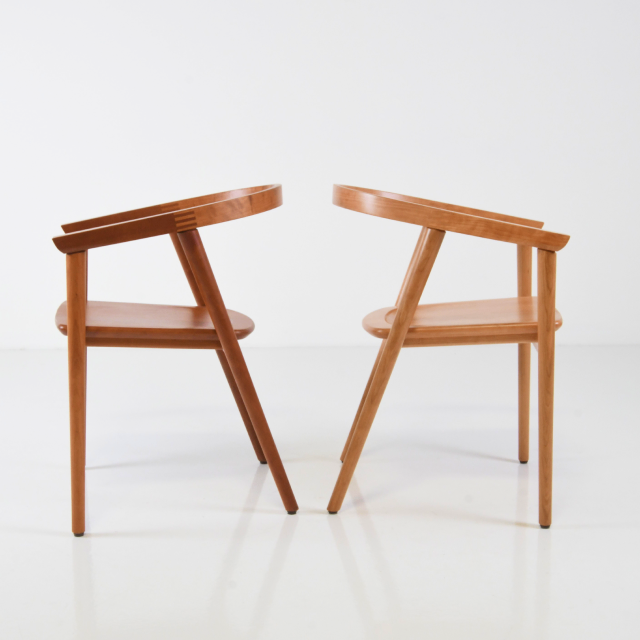 Two Cumberland Chairs ages apart.