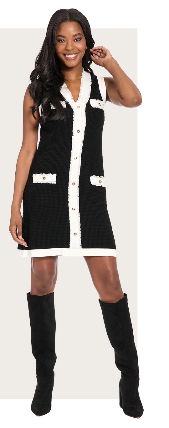 Crystel Mini Shift Dress By London Times