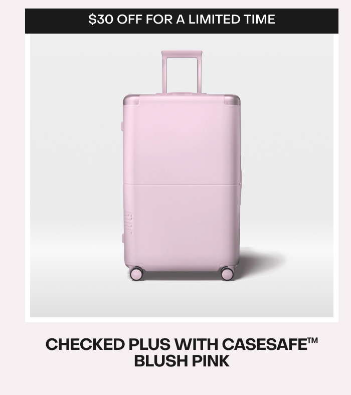 Checked Plus with CaseSafe Blush Pink