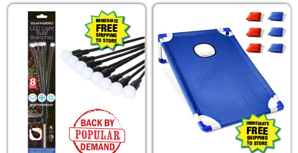 Solar-Powered LED Bulb Branches - ONLY $5.99 After Rebate*!