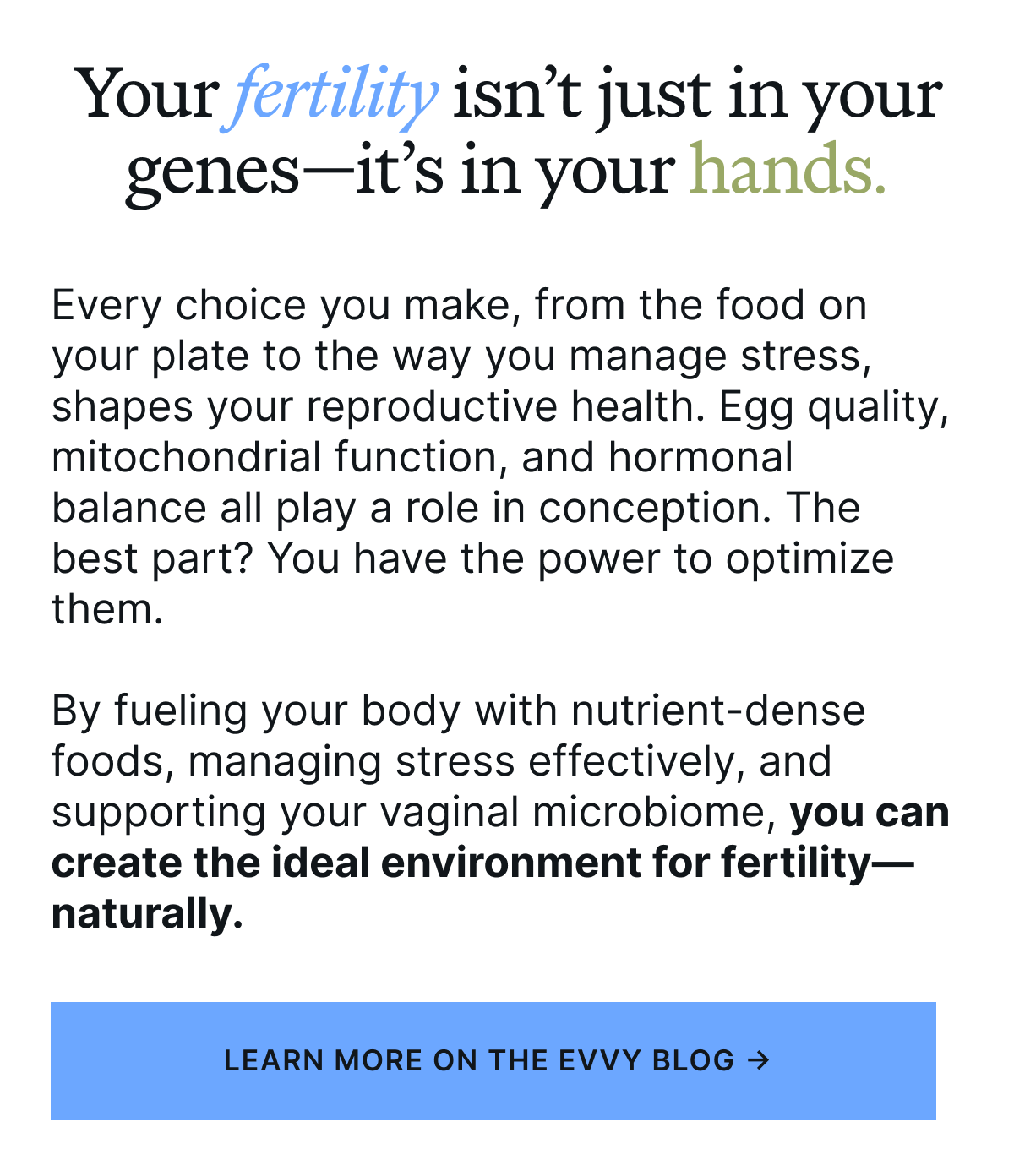 LEARN MORE ON THE EVVY BLOG