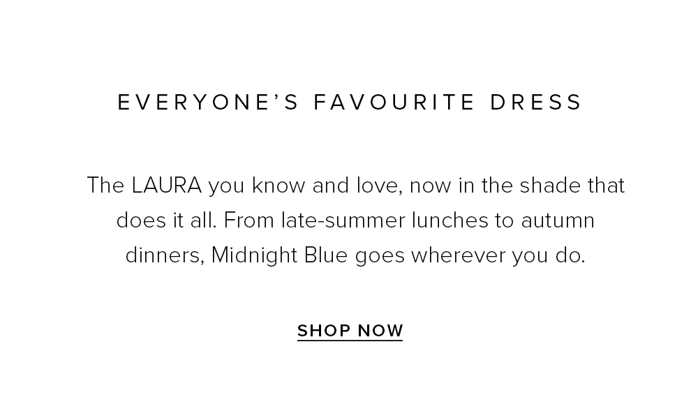 Everyone’s Favourite Dress, Now In Navy  
