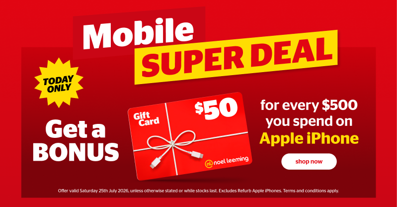 Mobile Super Deal. Get a $50 Gift Card for every $500 you spend on Apple iPhone.