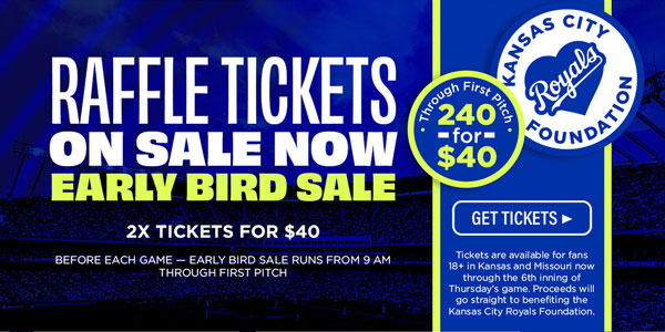 Royals 50/50 Raffle Tickets on sale now - Get Tickets