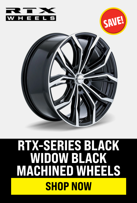 RTX-Series Black Widow Black Machined Wheels